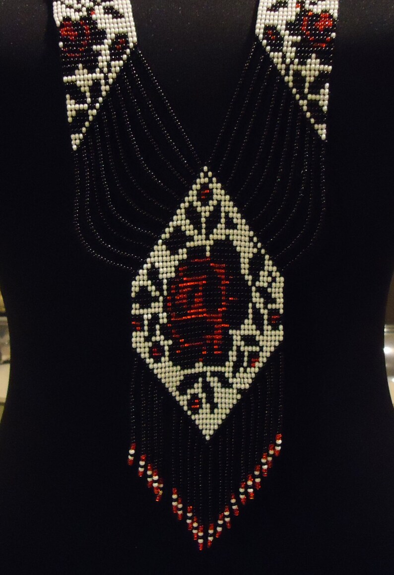 Free Shipping Ukrainian Handmade Jewelry Beaded Necklace Etsy
