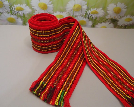 krayka 75.6 Traditional Ukrainian hand woven belt Long