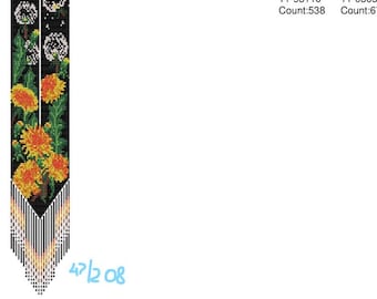 Beading Loom Pattern , Gerdan Beaded Necklace, beaded jewelry, Instant Download PDF