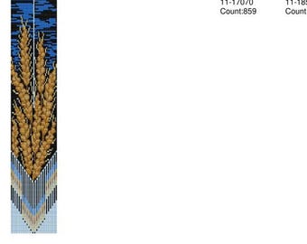 Beading Loom Pattern , Gerdan Beaded Necklace, beaded jewelry, Instant Download PDF, (C31a)