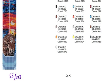 Beading Loom Pattern , Gerdan Beaded Necklace, beaded jewelry, Instant Download PDF, (Horse1)