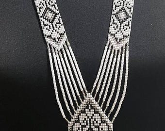 Handmade Jewelry Beaded Necklace ,Gerdan. (#57)