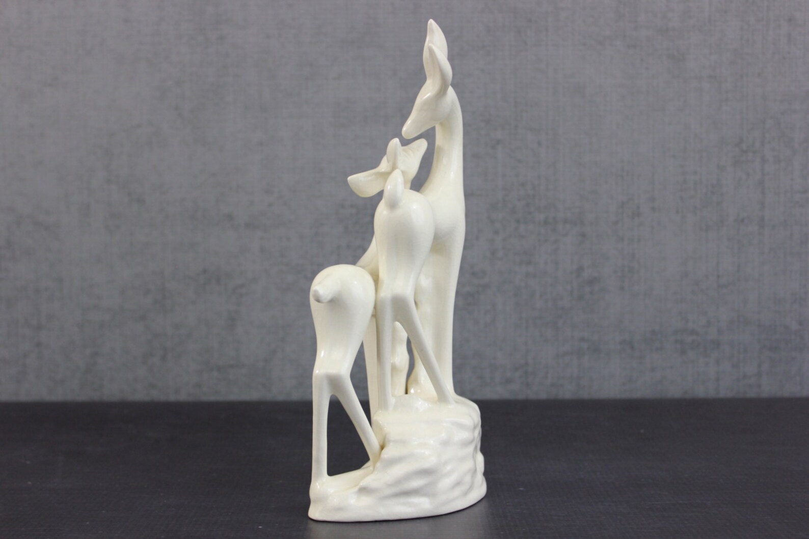 Ceramic Deer Figurine Hallfields California Pottery Mid Etsy