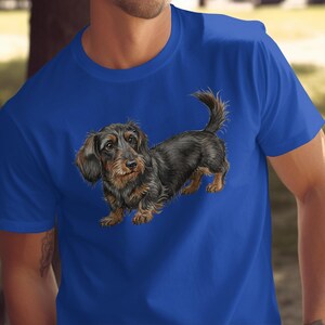 Dachshund Dog Shirt, Cute Dog Lover Gift, Pet Owner Tee, Funny Dog Design, Casual Dog Print, Unisex Graphic Tshirt