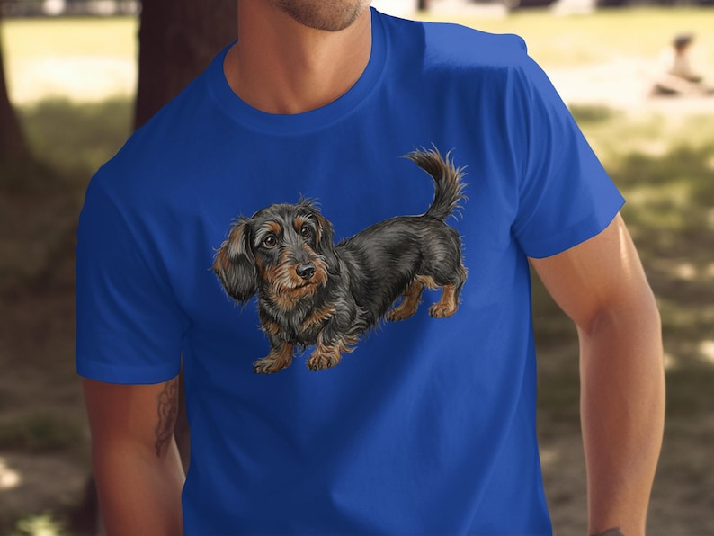 Dachshund Dog Shirt, Cute Dog Lover Gift, Pet Owner Tee, Funny Dog Design, Casual Dog Print, Unisex Graphic Tshirt