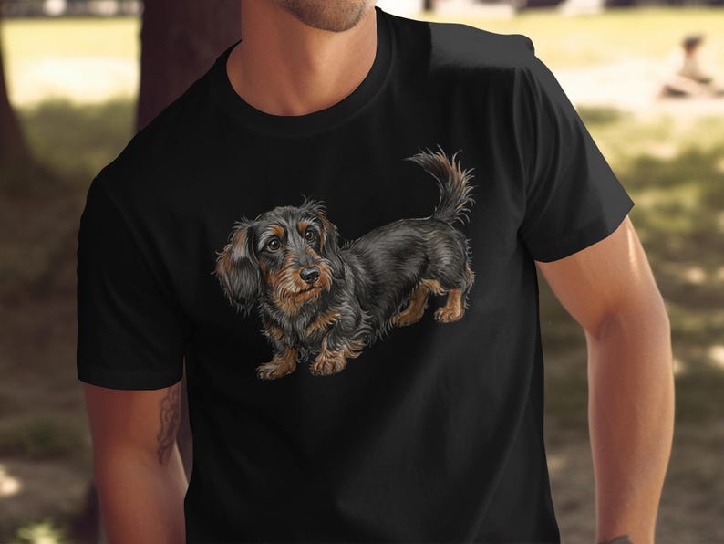 Dachshund Dog Graphic Tee, Cute Wiener Dog Shirt, Funny Sausage Dog Tee, Men Women Gift, Dog Lover T-Shirt, Casual Canine Top