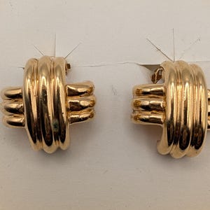 Ciner Clip Earrings - Etsy