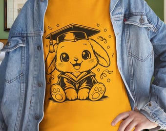 Niedliches Häschen Ostern Shirt SVG, Osterhase Grafik, Kinder Sublimation PNG, Ostern Shirt Druckdatei