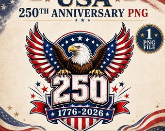 250e anniversaire des États-Unis PNG | Aigle patriotique PNG, Design America 250 ans, 1776 2026 Clipart fête de l'indépendance, téléchargement immédiat