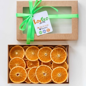 Fatias de laranja desidratadas naturais, para decorar coquetéis e bolos, 200g