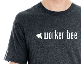 Beekeeper T-Shirt  - Honey Bee Day - Worker Bee Tee Shirt - TRI Blend Beekeeping T-Shirt  - Beekeeper Shirt