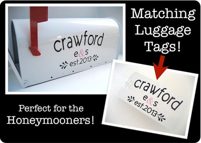 Custom Wedding Card Mailbox Vinyl LETTERING Personalize Your Etsy