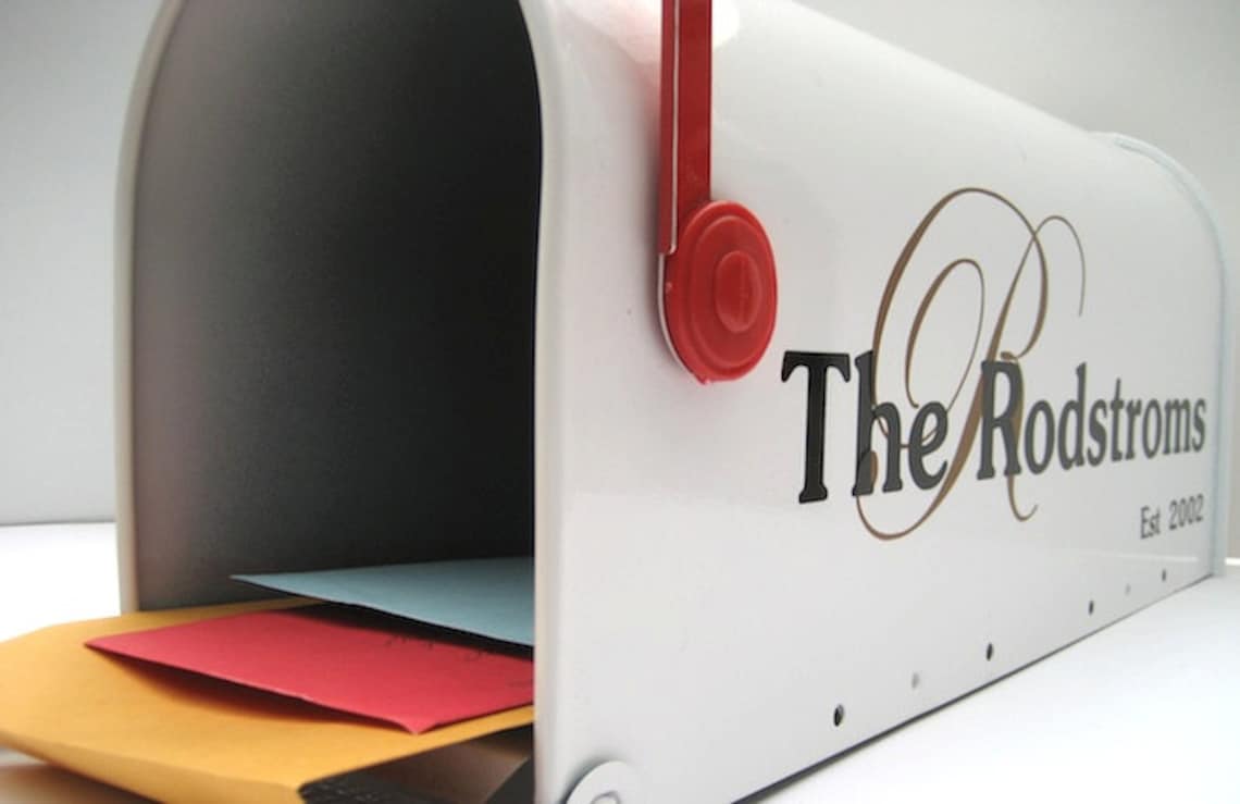 Custom Wedding Card Mailbox Wedding Card Box Monogrammed Etsy