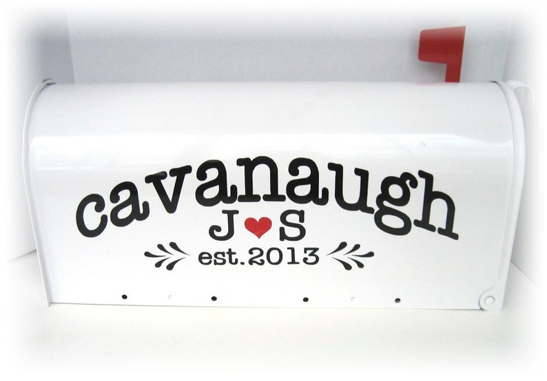 Custom Wedding Card Mailbox Vinyl LETTERING Personalize Your Etsy