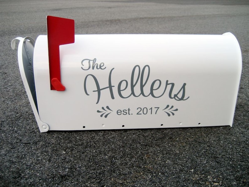 Custom Wedding Card Mailbox Vinyl LETTERING Personalize Your Etsy