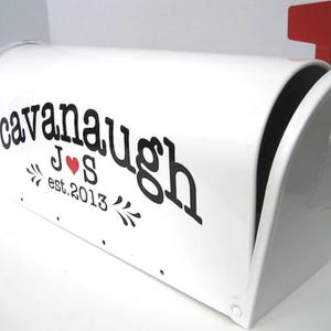 Custom Wedding Card Mailbox Vinyl LETTERING - Personalize Your Own Wedding Card Box