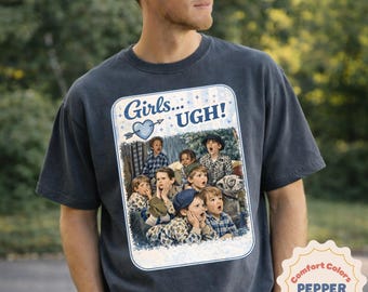 Girls Ugh T-Shirt, Funny Vintage Graphic Tee, Comfort Colors