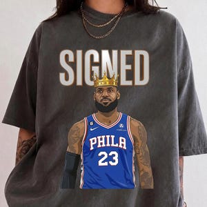 Basketball Player PNG Shirt Design: King James Comic T-Shirt Sublimation, DTF Transfer (Digital Download)