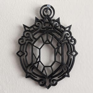 Quadro Goron Ruby – Decorazione per la casa ispirata a Legend of Zelda – Decorazione per videogiochi – Regalo per gamer – Arte minimalista