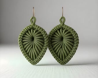 Patrón de crochet para pendientes Astra: Gráfico de joyería moderna (descarga digital)