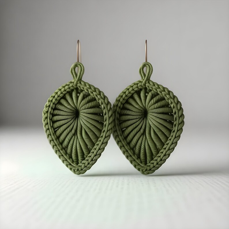 Astra Earrings Crochet Pattern – Modern Jewelry Graphic (digital ...