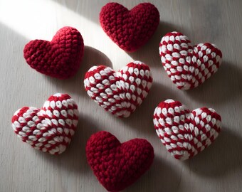 Crochet Heart Pattern | 3 Sizes, Valentine's Day DIY (Digital Download)