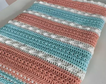 Patrón de manta Chevron de crochet en PDF / Manta afgana ondulada de crochet / Manta acogedora de otoño / Decoración moderna para el hogar / Descarga instantánea