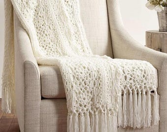 Patrón sencillo de manta afgana a crochet, diseño de cuadrados de la abuela, manta para hacer tú mismo (descarga en PDF)