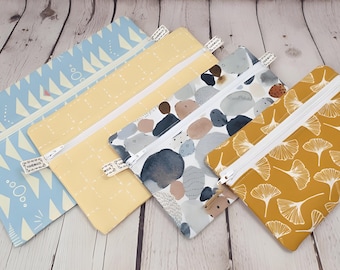 Patrón de estuche con cremallera / 4 tamaños Costura para principiantes / Estuche para lápices de maquillaje (Descarga en PDF)