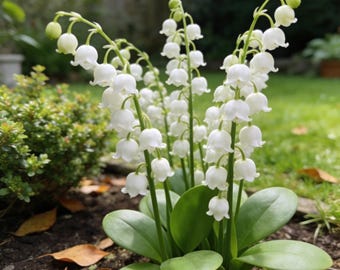 Lirio de los valles - Adecuado para interior y exterior. Planta de sombra.