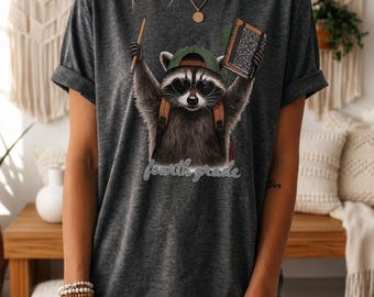 Fourth Grade Raccoon Shirt, Back to School Fourth Grade Tee, Cute School Raccoon Shirt, Fourth Grade Student Gift, First Day of School Shirt
