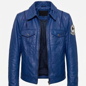 Thread Rogue Handmade Mens Future Trunks DB Leather Jacket | Celebrity Jacket|cosplay Leather Jackets