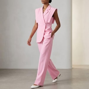 Womens Summer Formal Pant Suit - Etsy