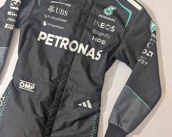 Custom F1 2026 Mercedes Suit Handmade CIK/FIA Level 2