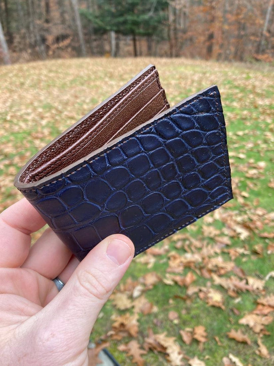 Genuine Leather Wallet Python Snake Skin Exotic Bifold Luxury Wallet - Etsy