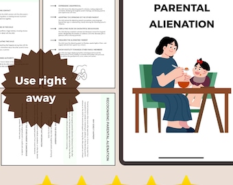 Arbeitsblätter zur elterlichen Entfremdung: Familien Dynamik, Emotionen, Kommunikations-Tools