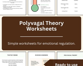Polyvagal-Theorie Arbeitsblätter