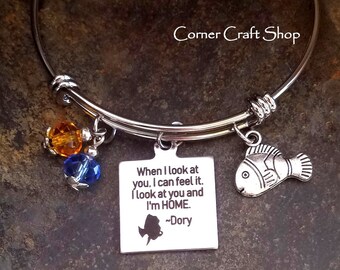Disney Finding Nemo Themed Pressed Penny Bracelet
