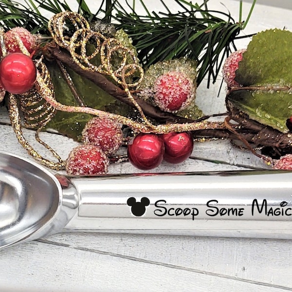 Scoop Some Magic Mickey Ears Ice Cream Scoop, Mickey Mouse, Christmas Gift,  Housewarming, Engagement,  Wedding Gift Stocking Stuffer