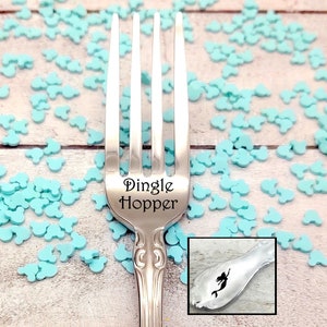 Dingle Hopper Fork Ariel Princess Little Mermaid  Inspired Engraved Fork Option to Personalize with name, custom fork gift