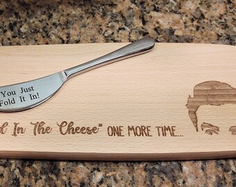 Fold in the Cheese Cutting BoardDavid Rose QuoteSecret Santa Gift Fold in the Cheese Cutting BoardDavid Rose QuoteSecret Santa Gift