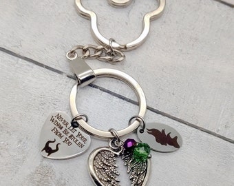 Never Let Your Wings Be Stolen From You Maleficent, Evil Queen Sleeping Beauty Aurora Mistress of Evil Disney Inspired Key Chain FOB keyring