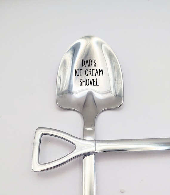 Daddy's Ice Cream Shovel Spoon, Birthday, Father's Day Christmas Stocking  Stuffer Custom Spoon Gift Grandpa Dad Gramps Pops Papa Funny gift