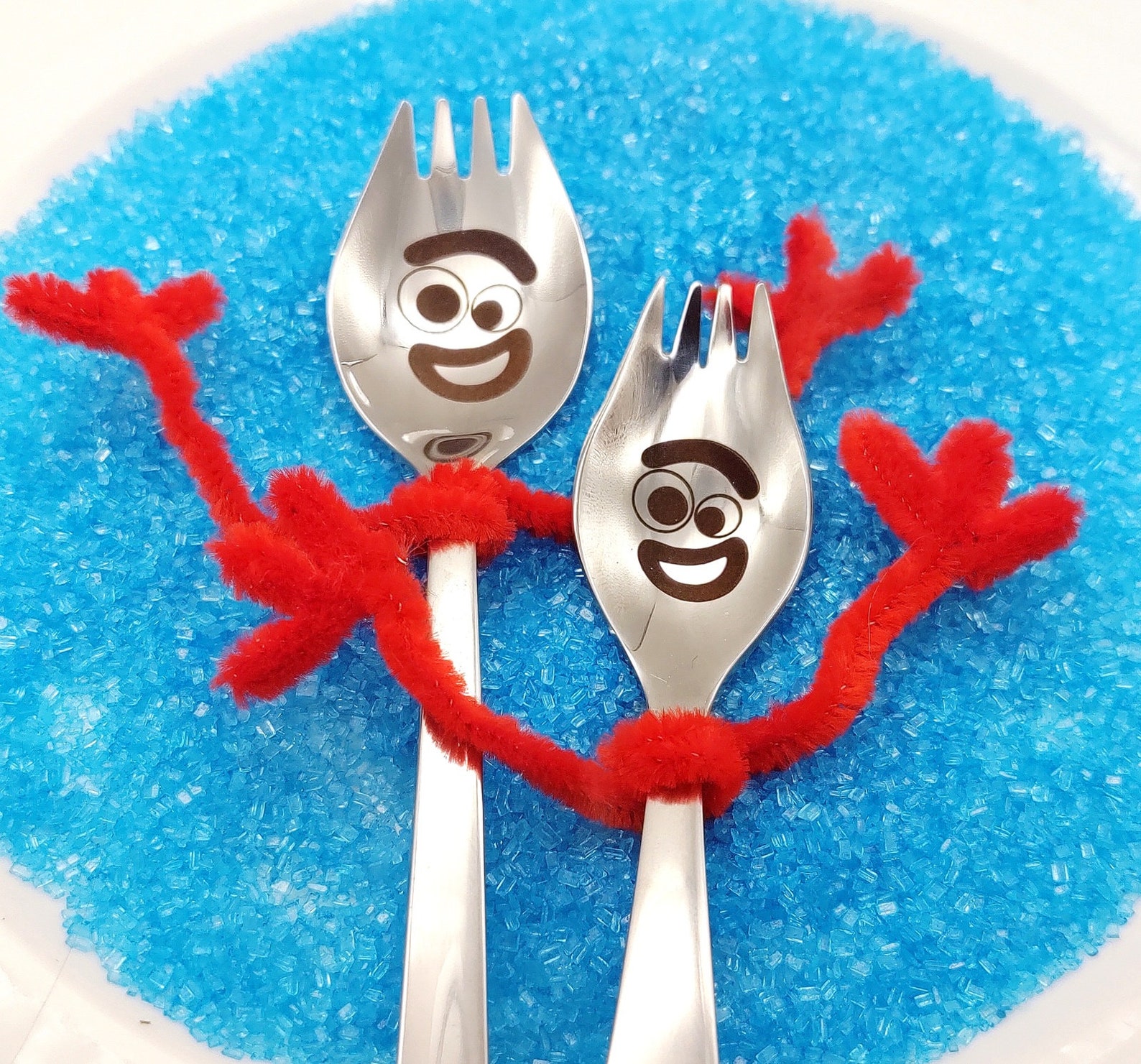 Forky REAL SPORK Stainless Steel Toy Story 4 Custom Free Name Etsy