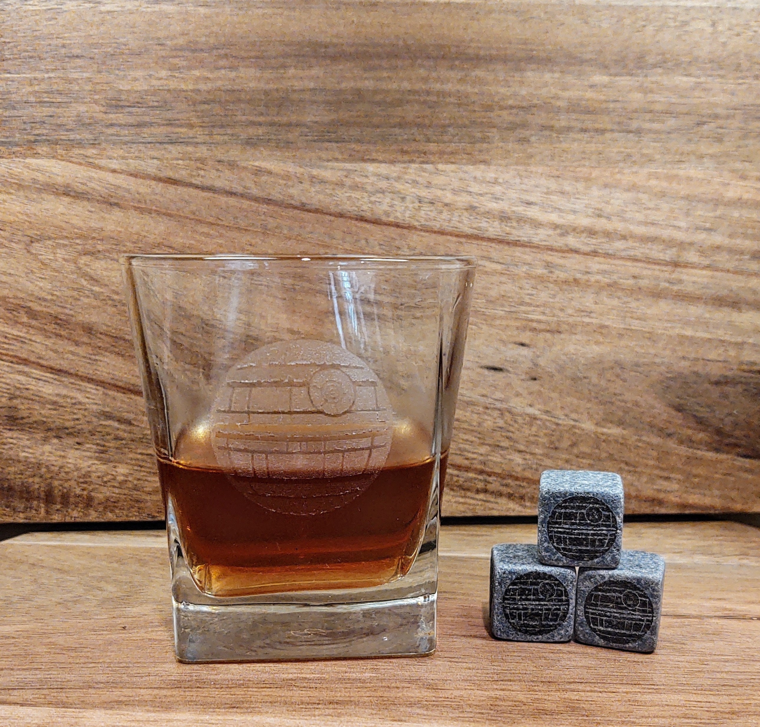 DARTH VADER Engraved Whiskey Rocks Glass | Inspired by the Classic Sci-Fi  Movie | Great Christmas Present Idea | Unqiue Jedi Bourbon Gift for Space 