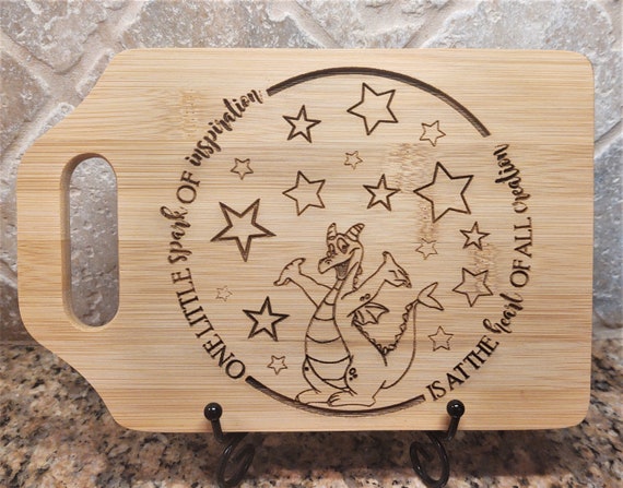 Figment Disney Ride Inspired Cheese Cutting Wood Board Foodie Gift, Kitchen  Decor Engraved Art Gift, Cooking Gift, Housewarming Imagination 