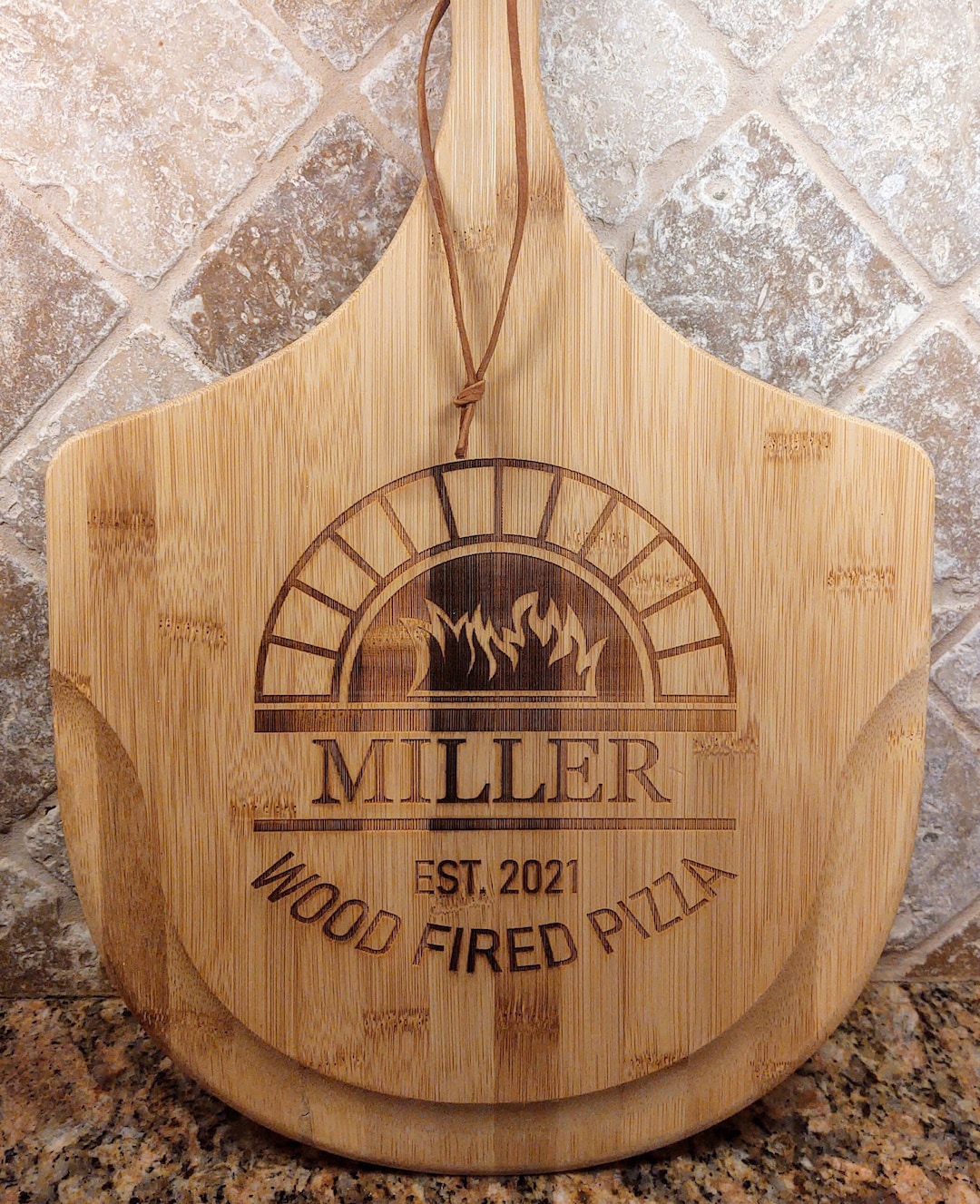 Family Name Personalized Wood Fired Pizza Peel Engraved, Housewarming, Anniversary Gifts, Pizza Lovers, Platter Tray, Wedding Year Est. Gift - Etsy