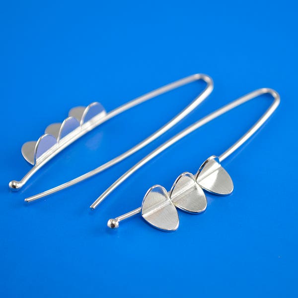 Sterling Silver Earrings - Wing Earrings