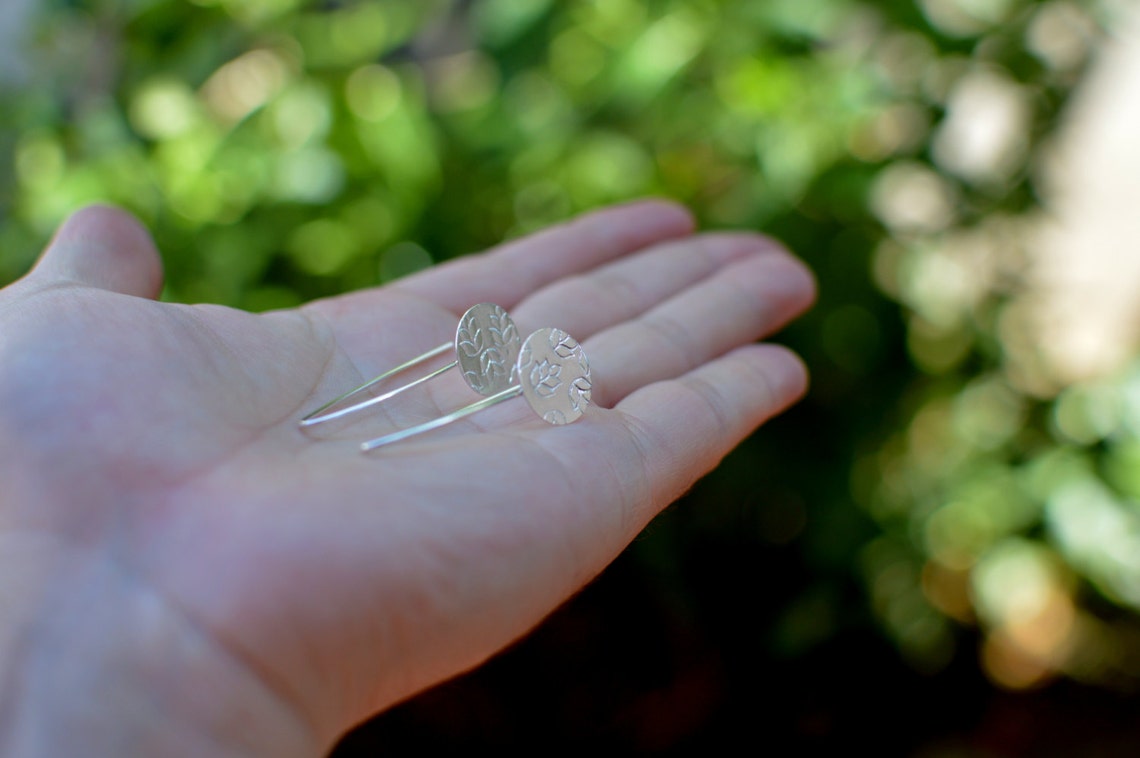 Dangle Leaves Earring Dia