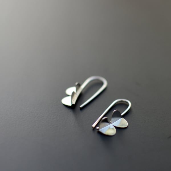 Sterling Silver Earrings - Mini Wing Earrings